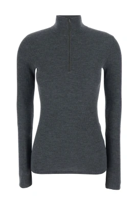 Wool Cashmere Zip Pull