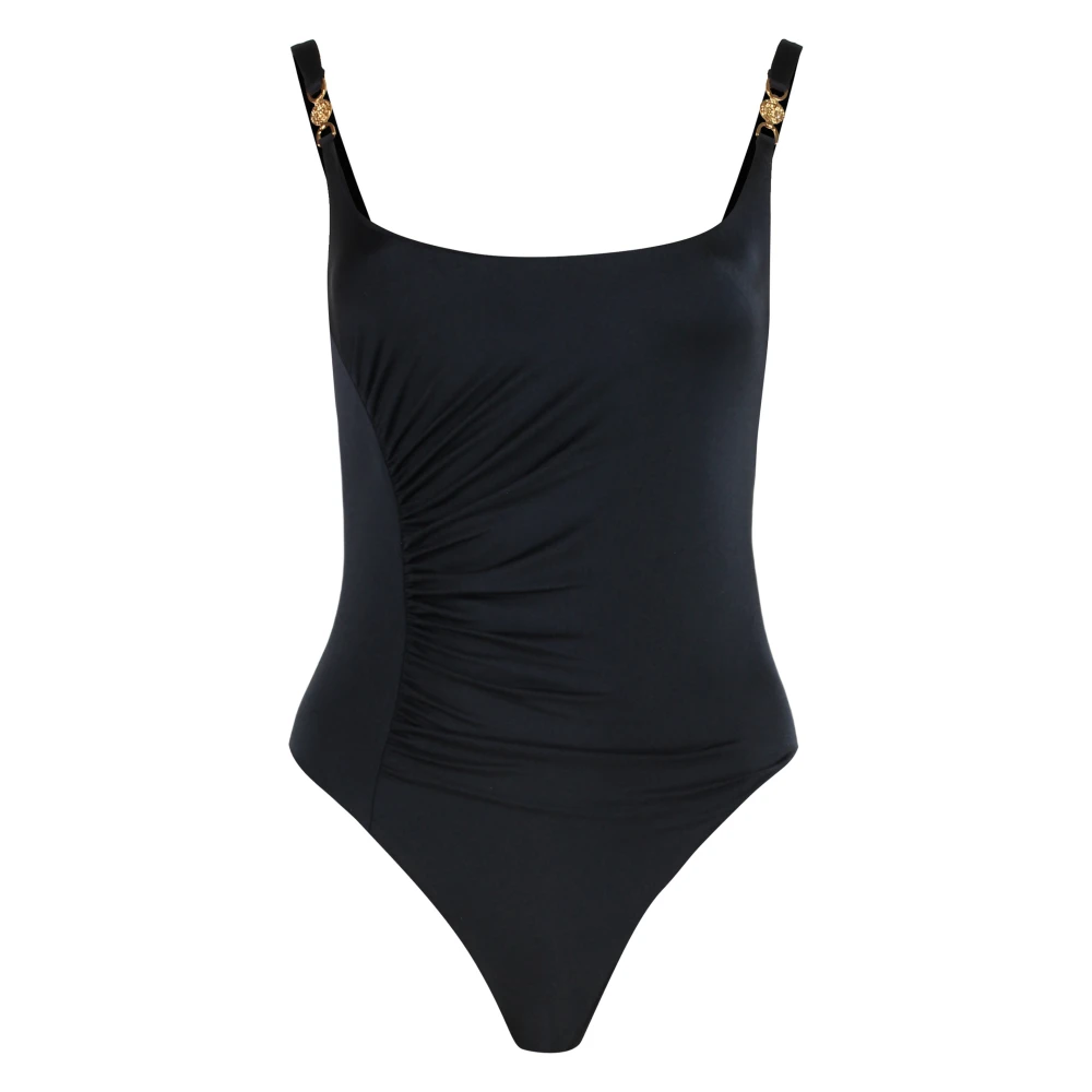 Versace Women's Black Swimsuits, M, One-Piece Swimsuit