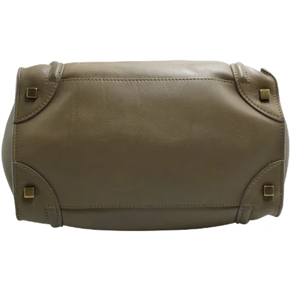Celine Vintage Pre-owned Leather celine-bags Brown Dames