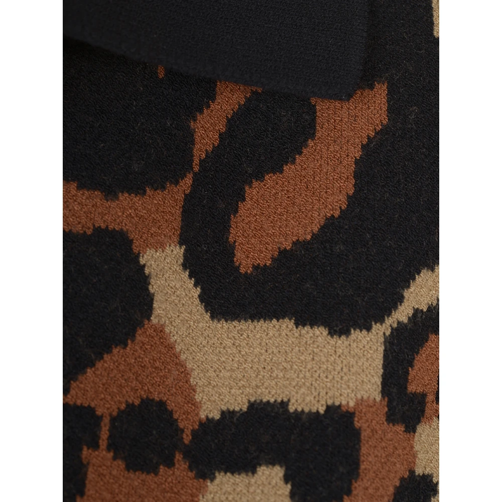 Blumarine Jaquard Polo Sweater Multicolor Dames