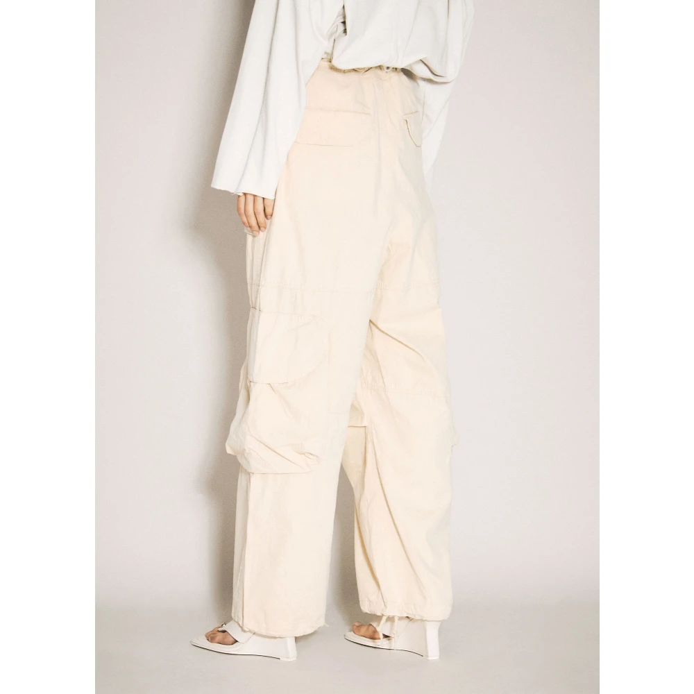 Entire Studios Canvas Cargo Broek Beige Dames
