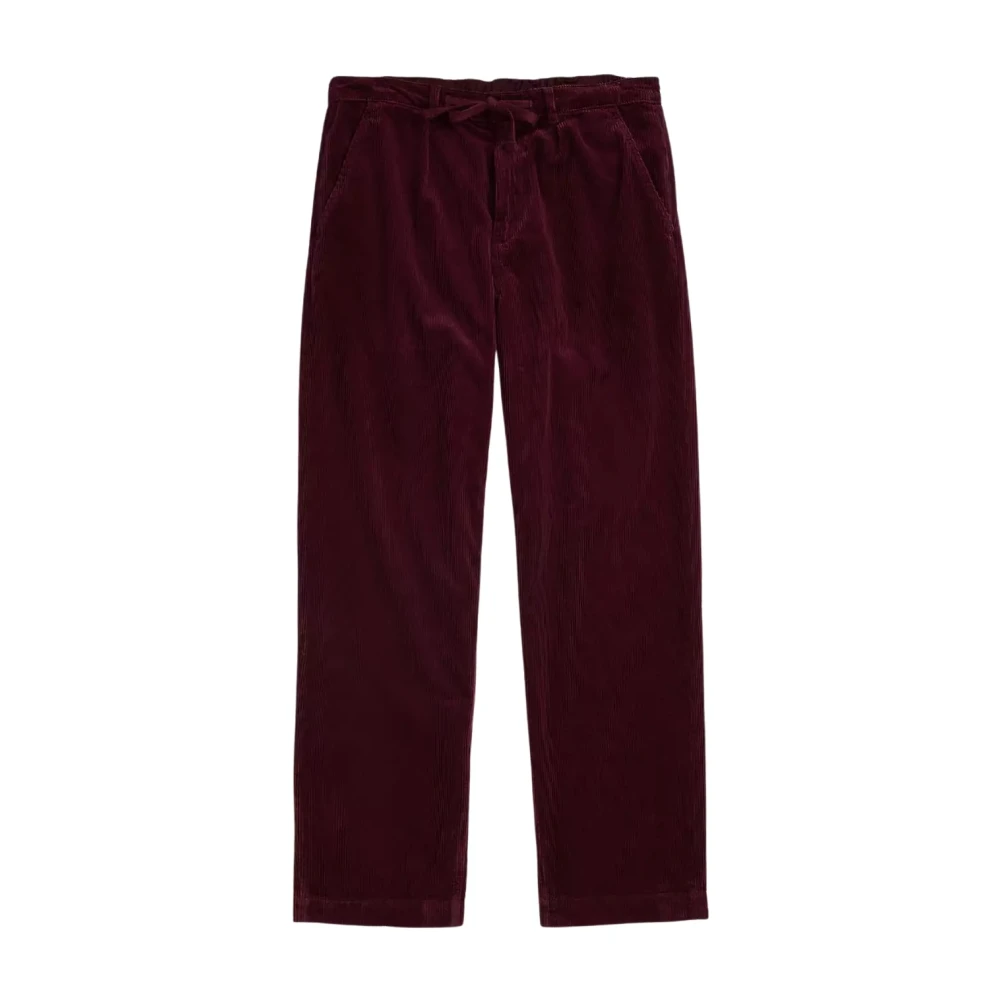 Ralph Lauren Corduroy Broek Klassieke Pasvorm Brown Heren