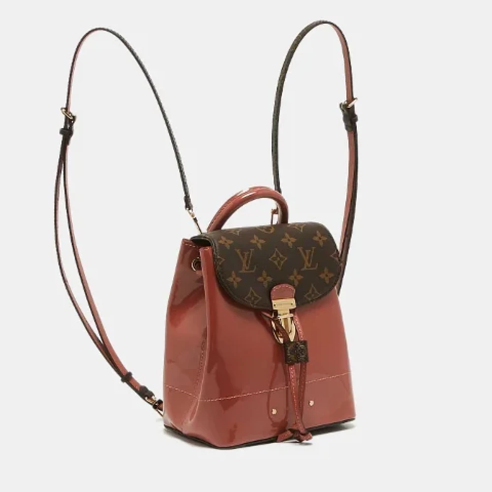 Louis Vuitton Vintage Pre-owned Canvas backpacks Pink Dames