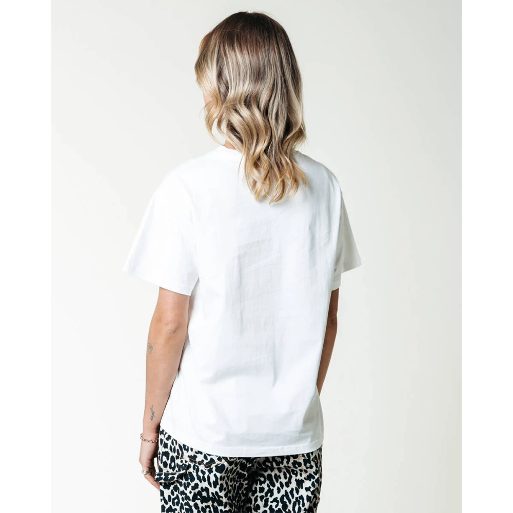 Colourful Rebel Racing Loosefit Tee White Dames