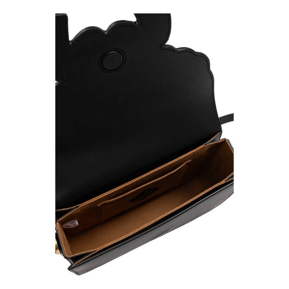 MCM Schoudertas met logo Black Dames
