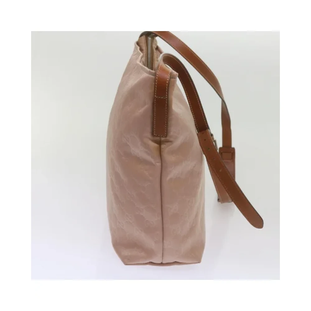Gucci Vintage Pre-owned Canvas gucci-bags Pink Dames
