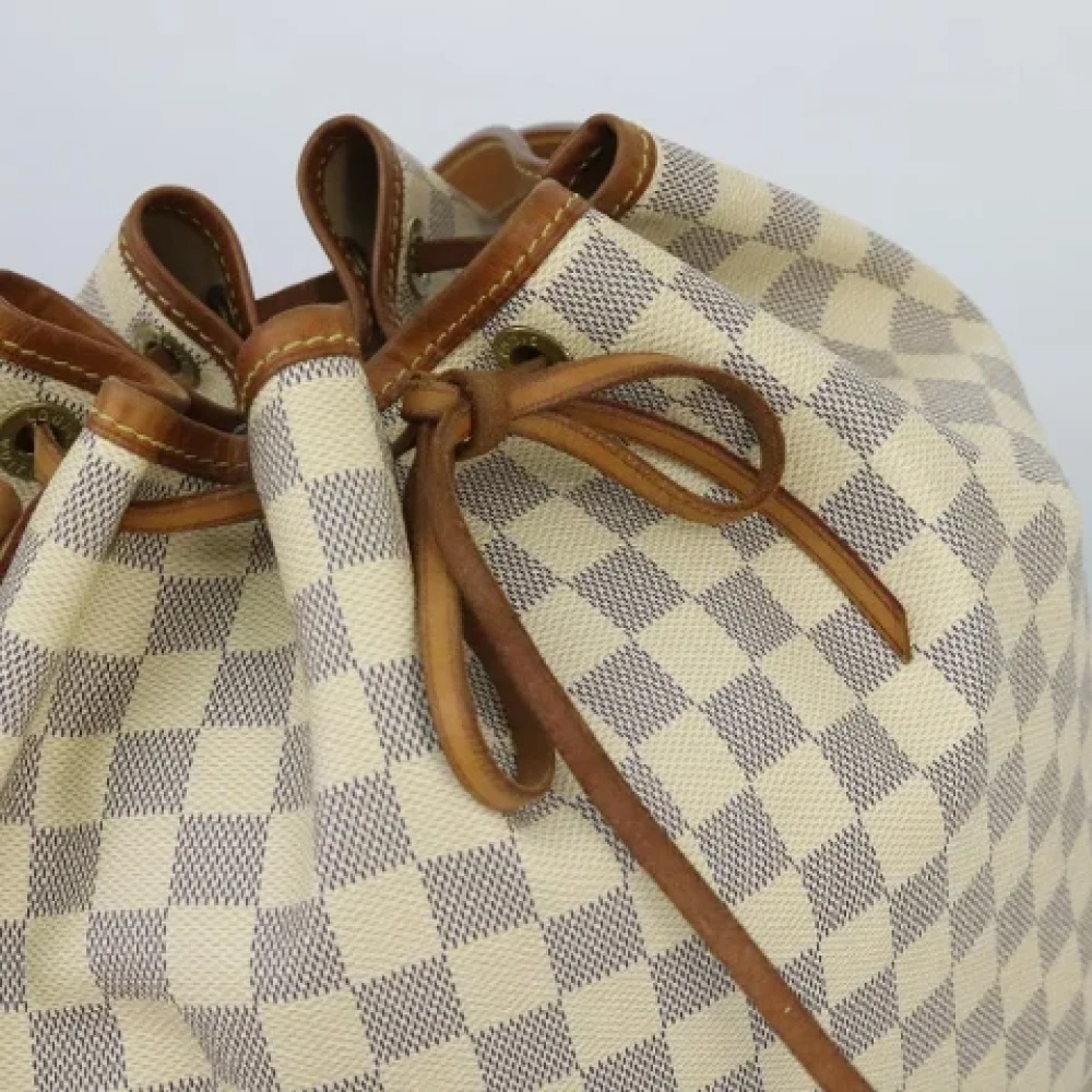 Louis Vuitton Vintage Pre-owned Canvas shoulder-bags White Dames