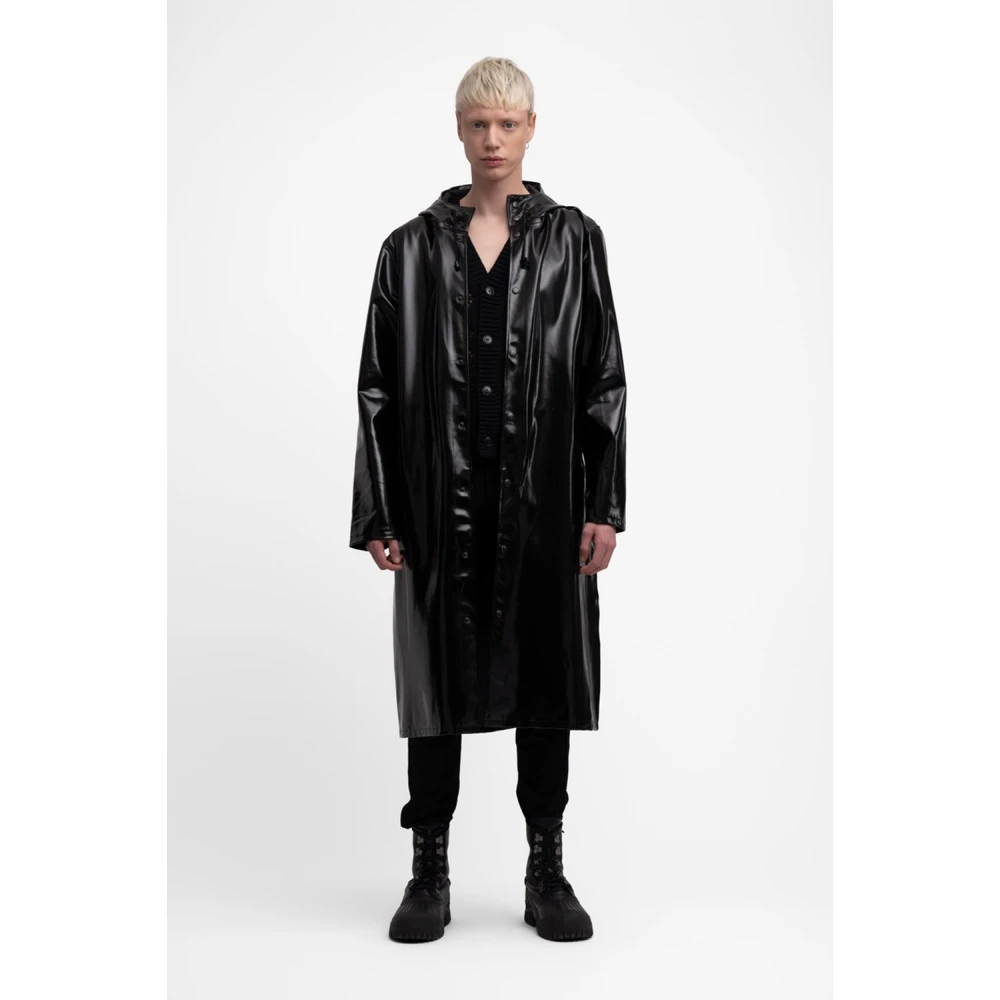 Stutterheim Print Opal Regenjas Black Heren