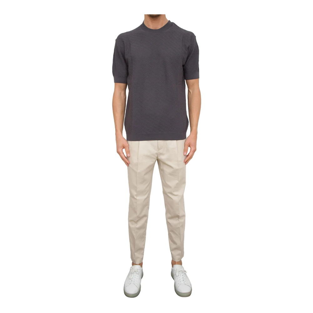 Paolo Pecora Beige Stoffen Broek Beige Heren