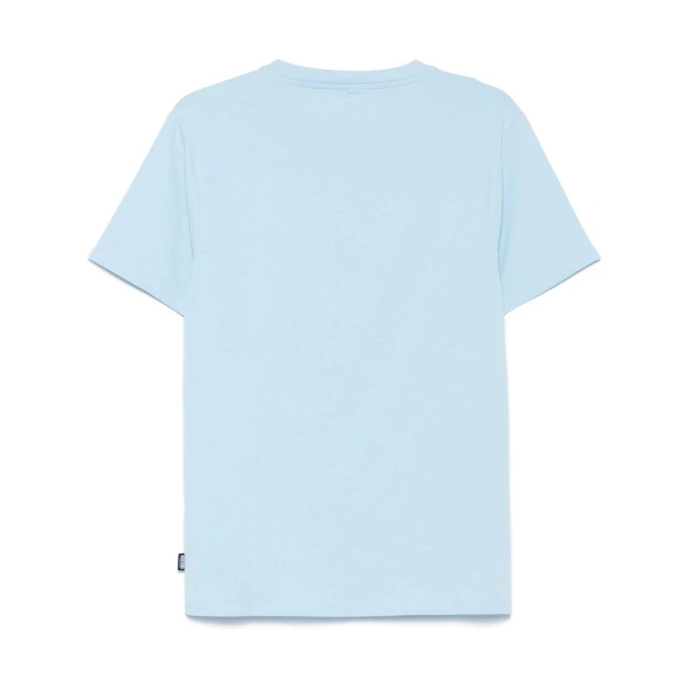 Moschino Blauwe Crew Neck T-shirts en Polos Blue Heren