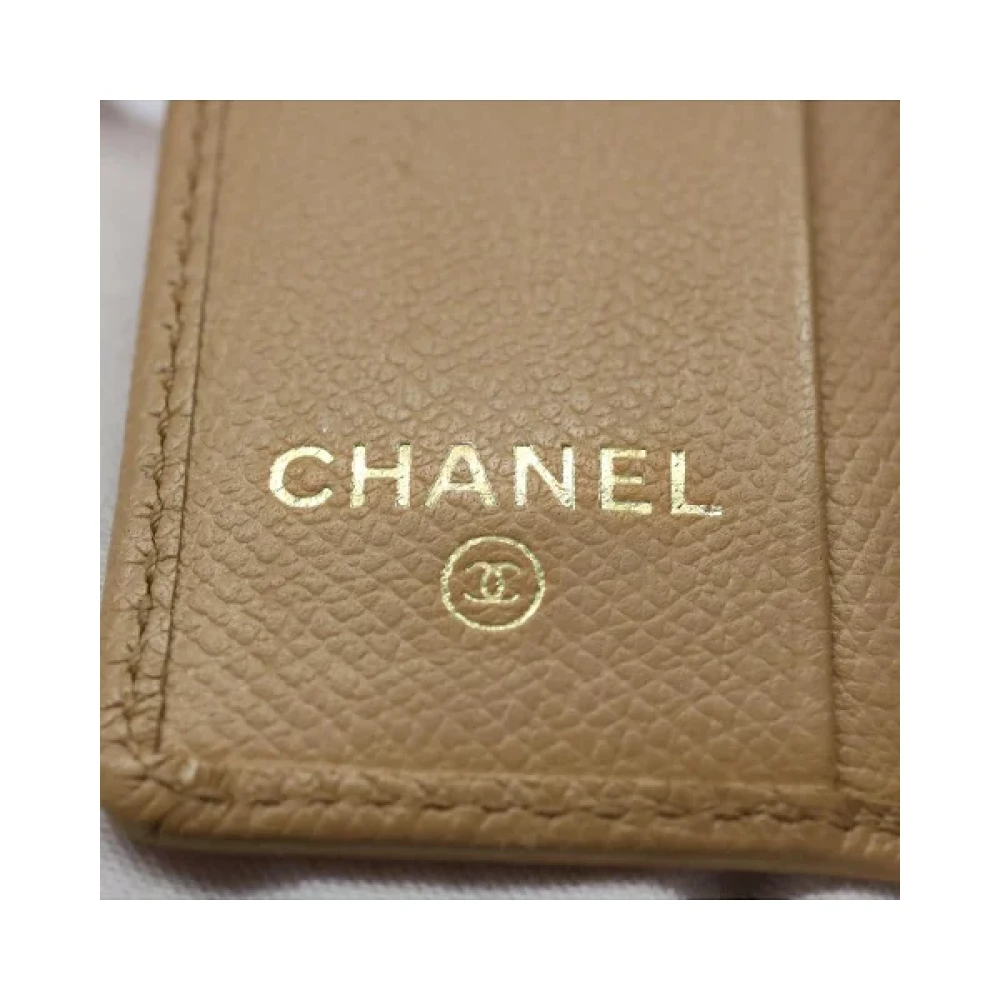 Chanel Vintage Pre-owned Canvas key-holders Beige Dames