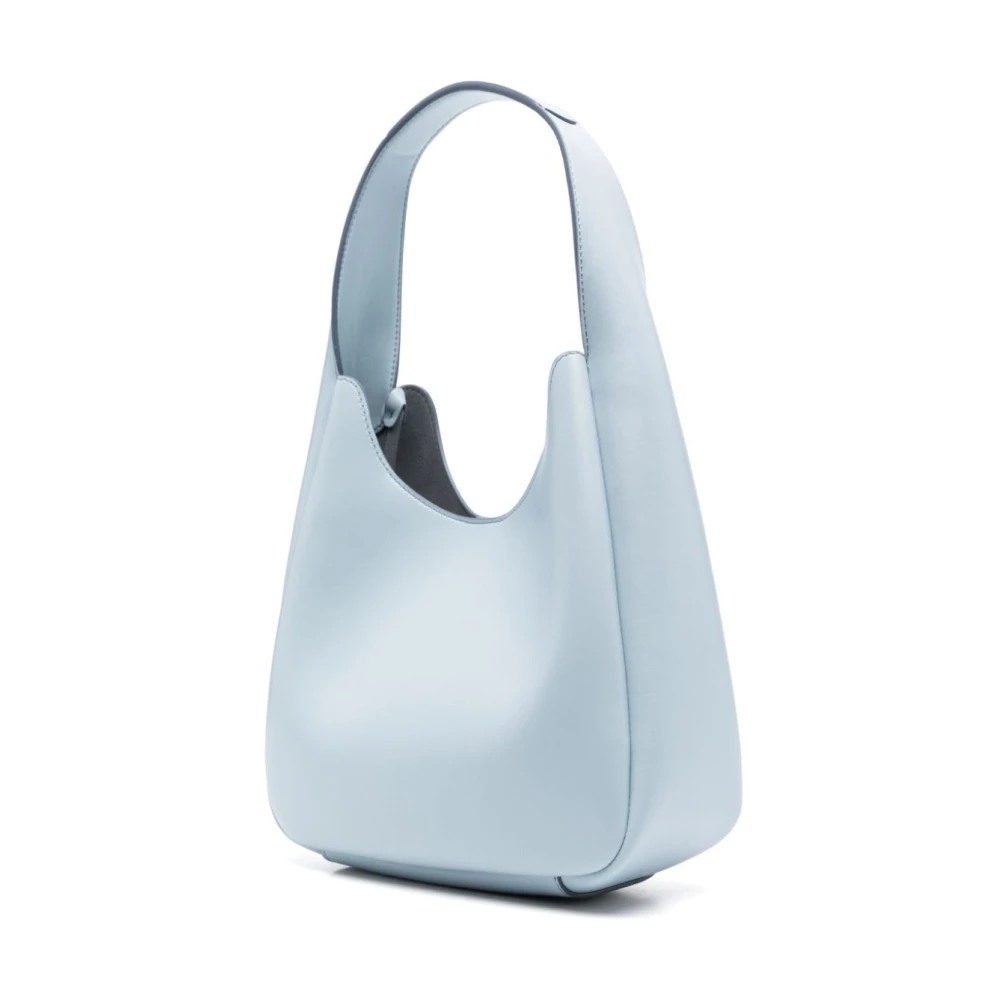 Stella Mccartney Babyblauwe Schoudertas met Kettingrand Blue Dames