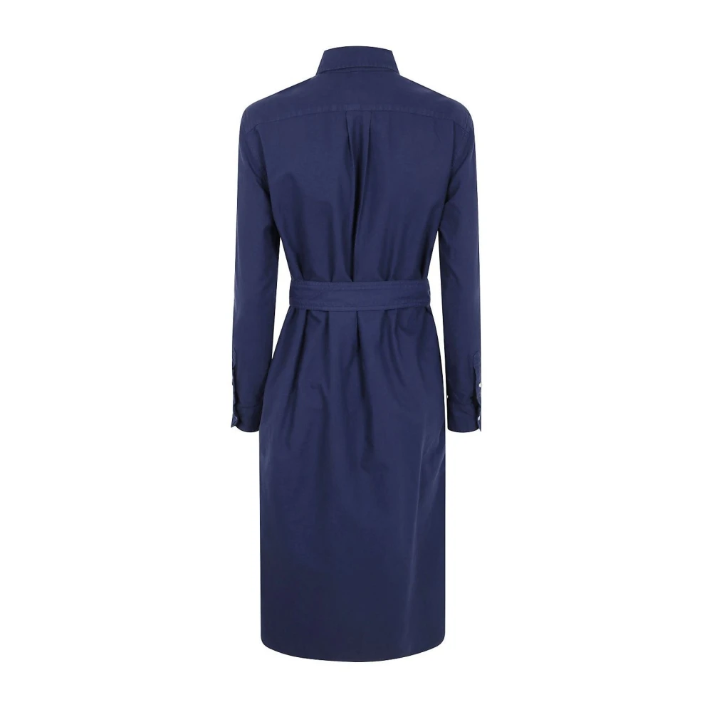 Polo Ralph Lauren Casual overhemdjurken voor vrouwen Blue Dames