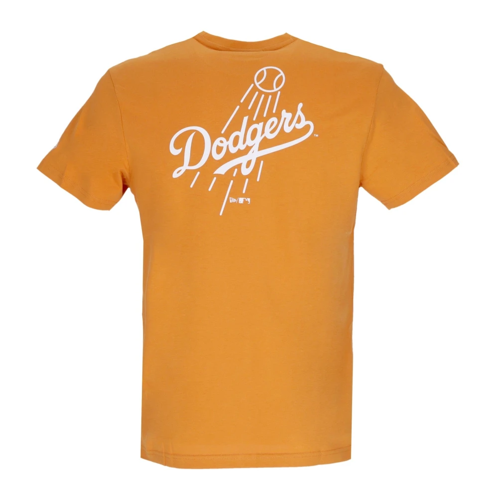 new era Dodgers Baseball Tee Oranje Wit Orange Heren