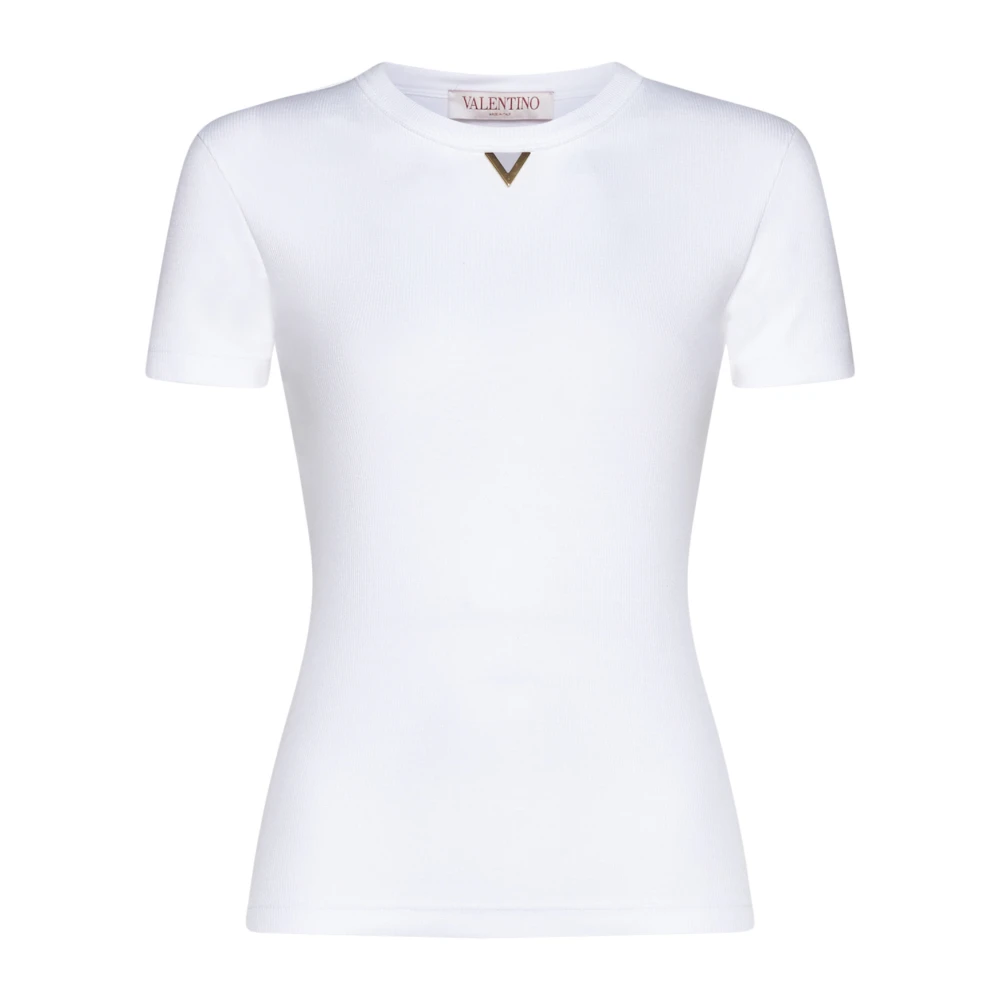 Valentino Witte T-shirts en Polos White Dames
