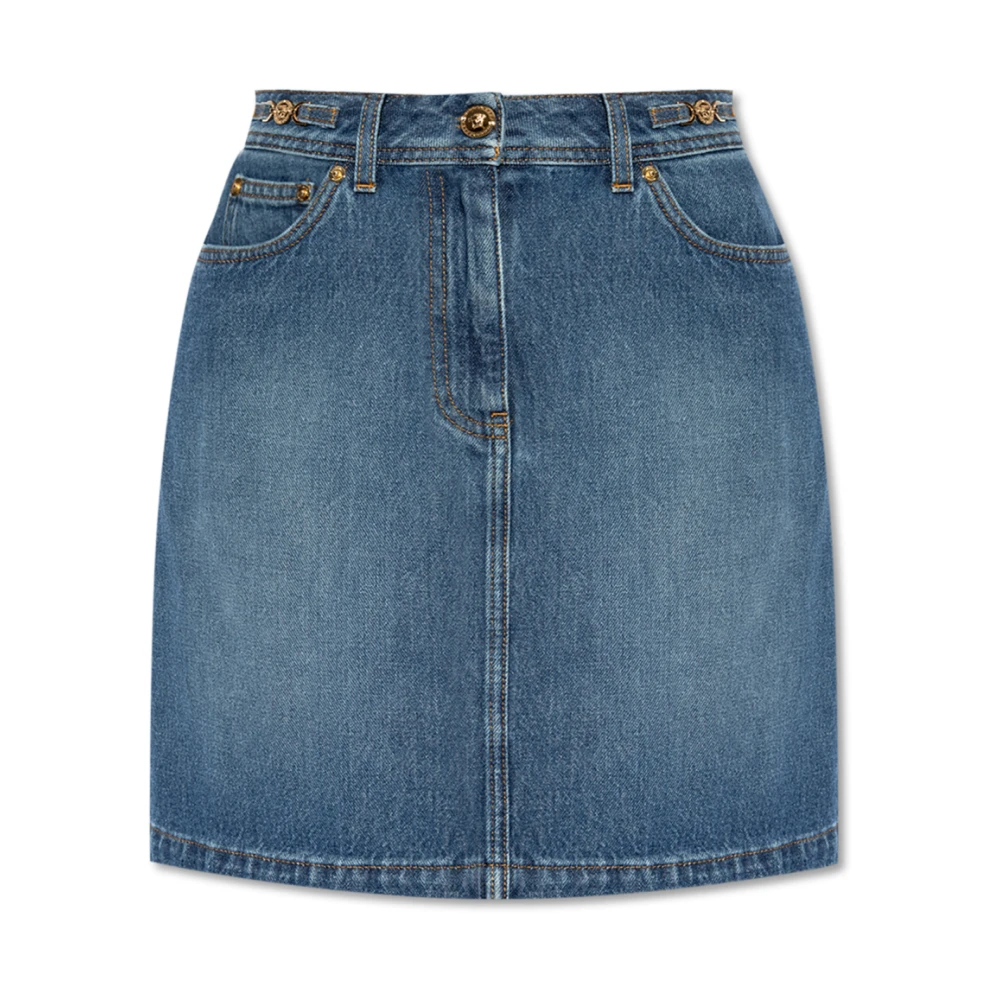 Versace Denim rok Blue Dames