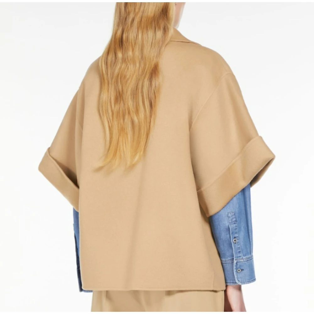 Max Mara Weekend Beige Navarra Jassen Beige Dames