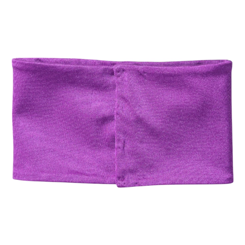 Dolce & Gabbana , Scarves, Female, Purple, One Size, Neck Warmer Scarf - Image 3