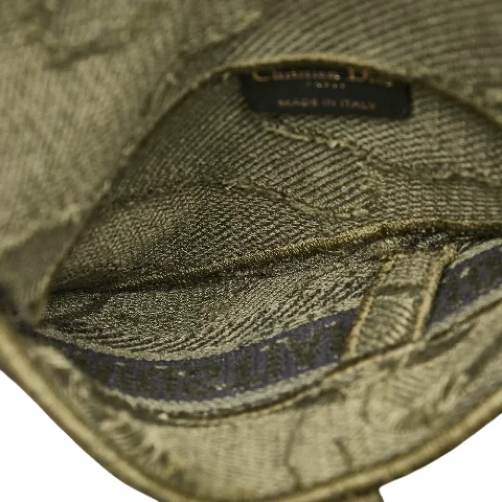 Dior Vintage Pre-owned Canvas dior-bags Green Dames