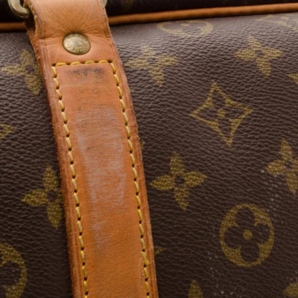 Louis Vuitton Vintage Pre-owned Leather travel-bags Brown Dames