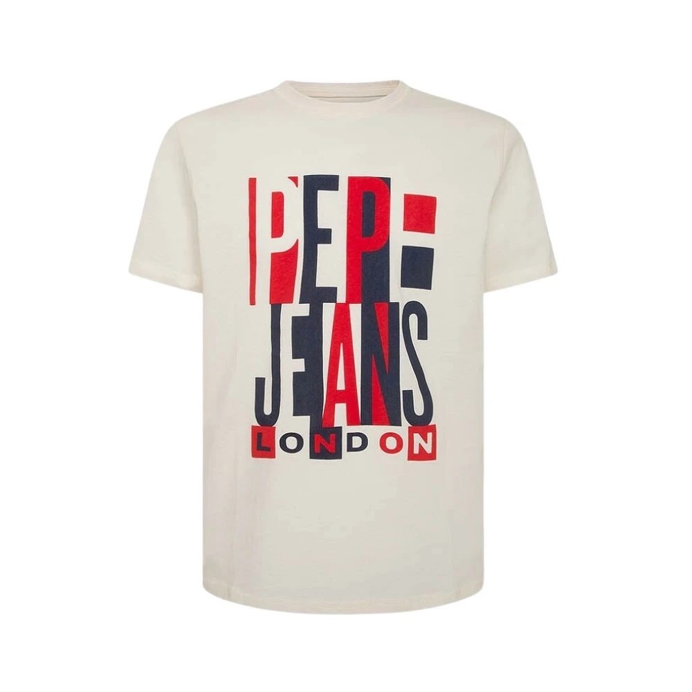 Pepe Jeans Exclusieve heren T-shirt collectie voor elke gelegenheid White Heren