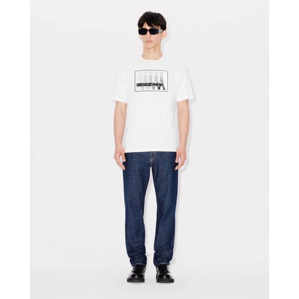 Kenzo Klassiek Business T-shirt Wit White Heren