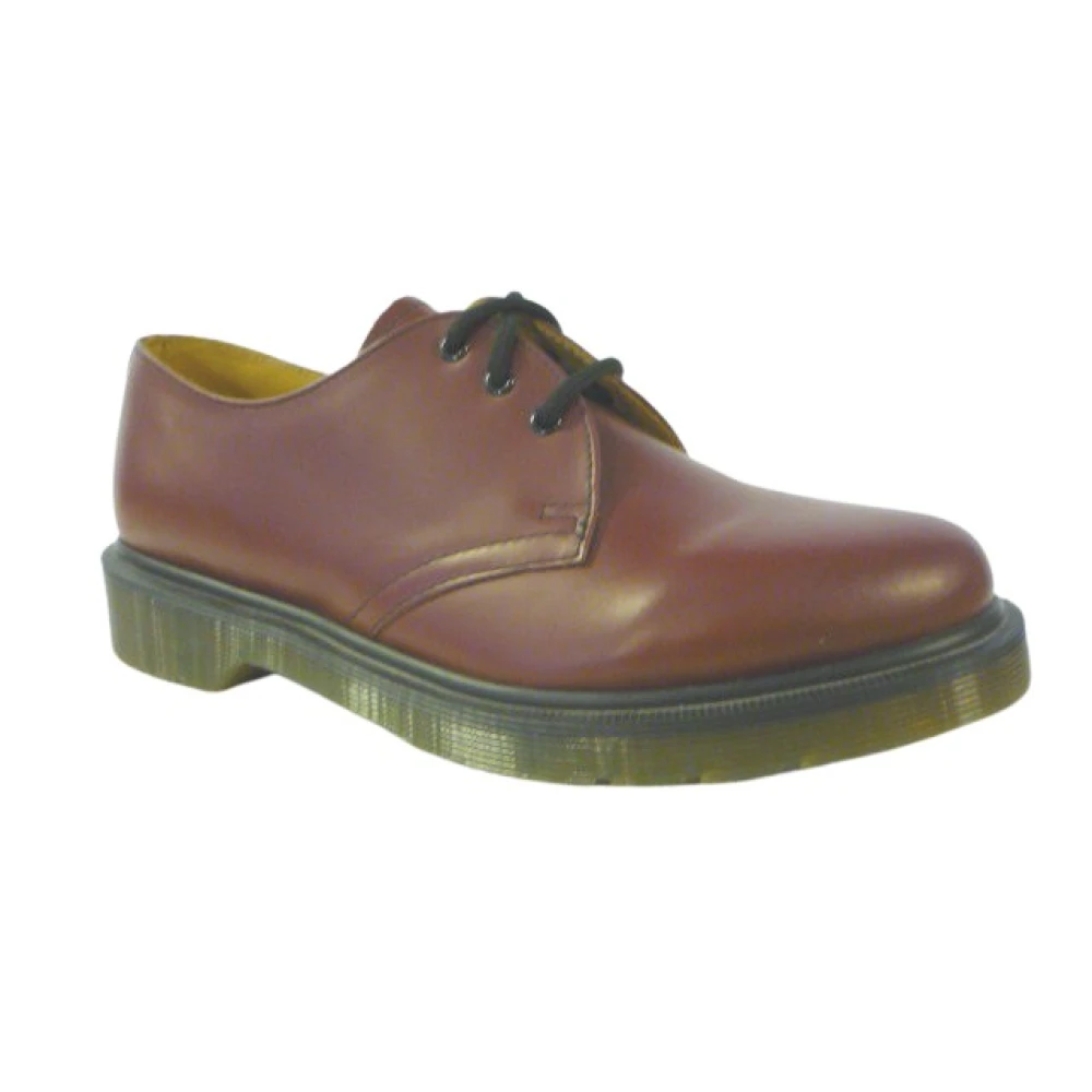 Dr. Martens Släta Bordo Skor Red, Herr