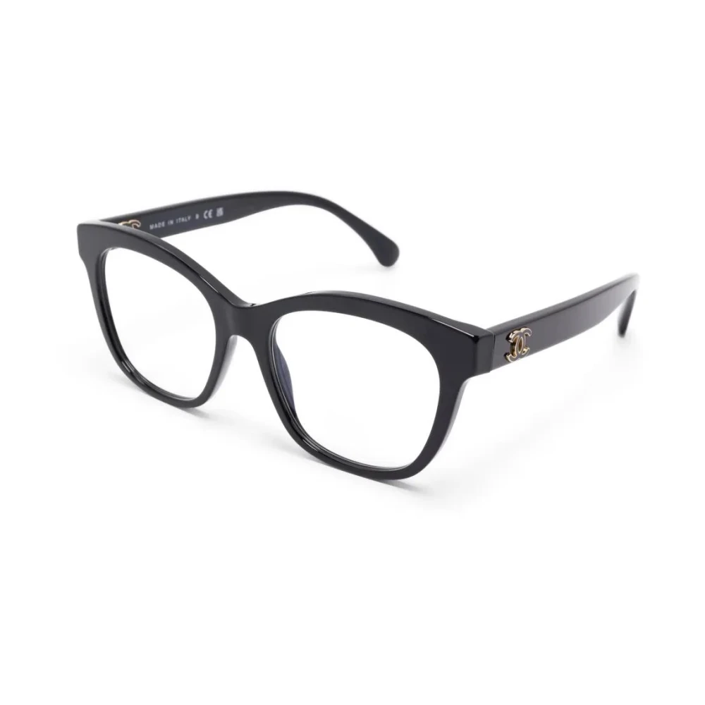 Chanel Women's Black Glasses, 52 Mm, Optical Frame