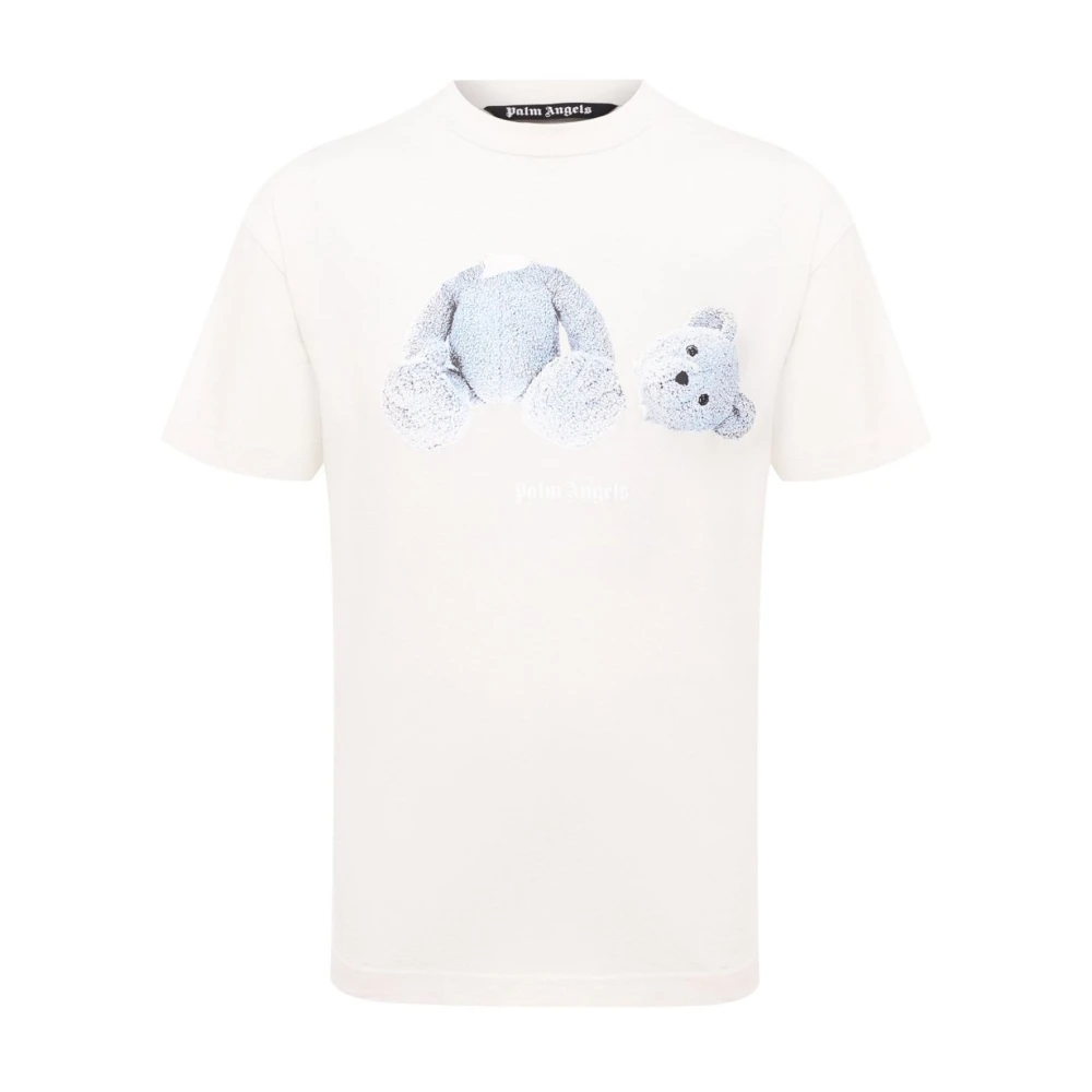 Palm Angels Luxe T-shirt met berenprint White Heren