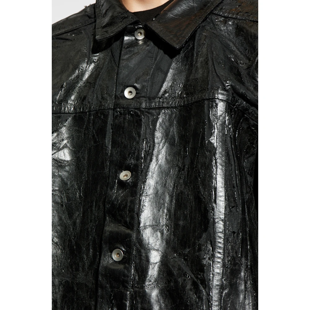 Rick Owens Jumbo Worker Jacket Black Heren