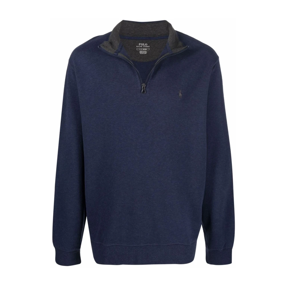 Polo Ralph Lauren Blå Zip Tröja Casual Stil
