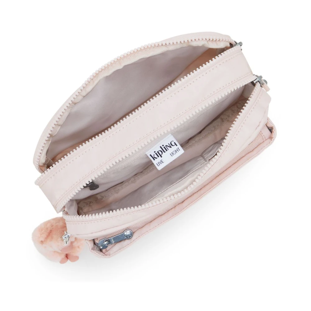 Kipling Verstelbare schoudertas met meerdere compartimenten Pink Dames