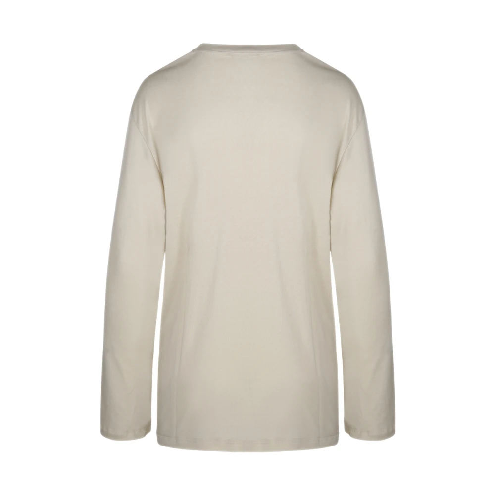 By Malene Birger Oester Grijs T-shirt met Lange Mouwen By Herenne Birger Gray Dames