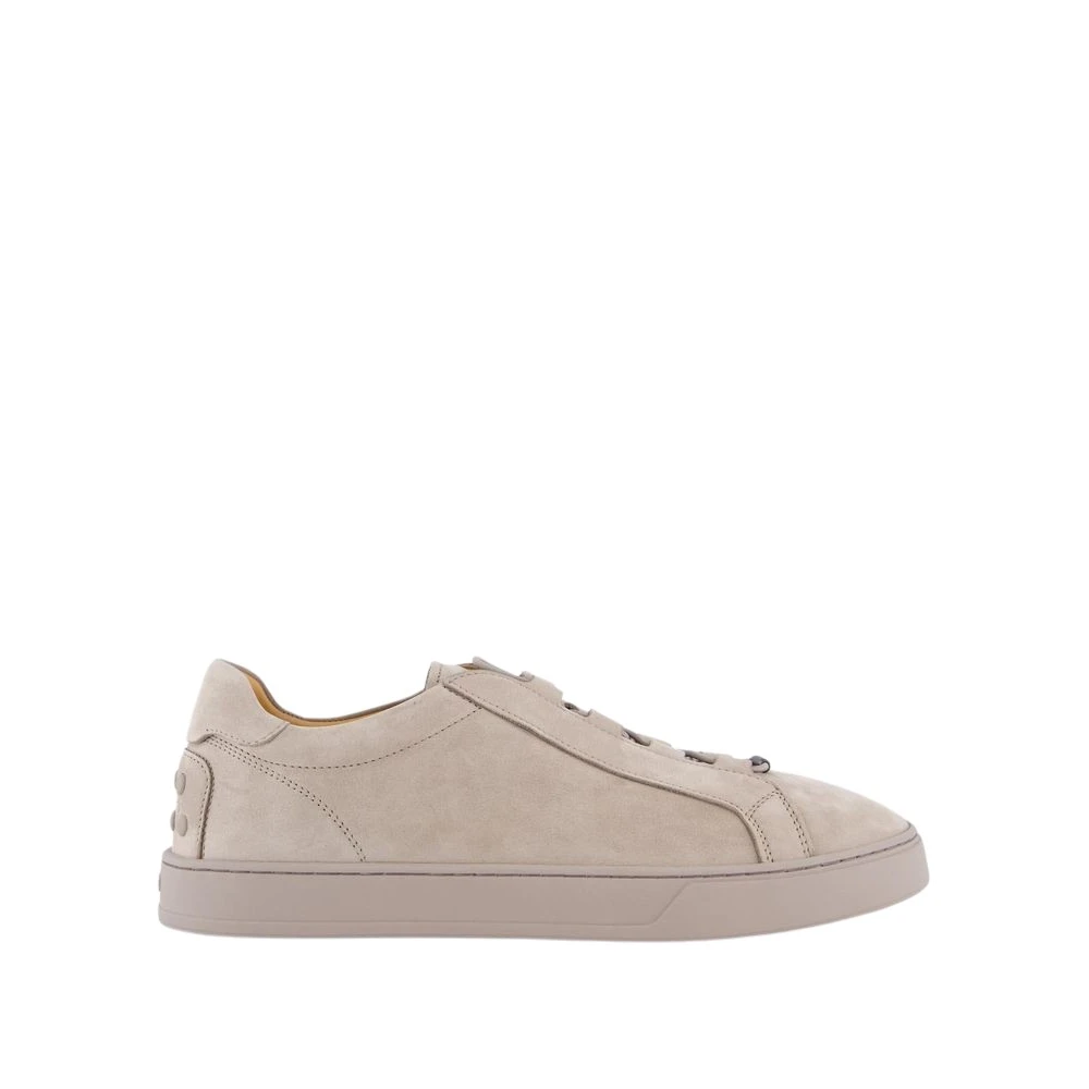 Tod’s Grijze Sneaker Heren Cassetta 04L Heren Schoenen Grijs