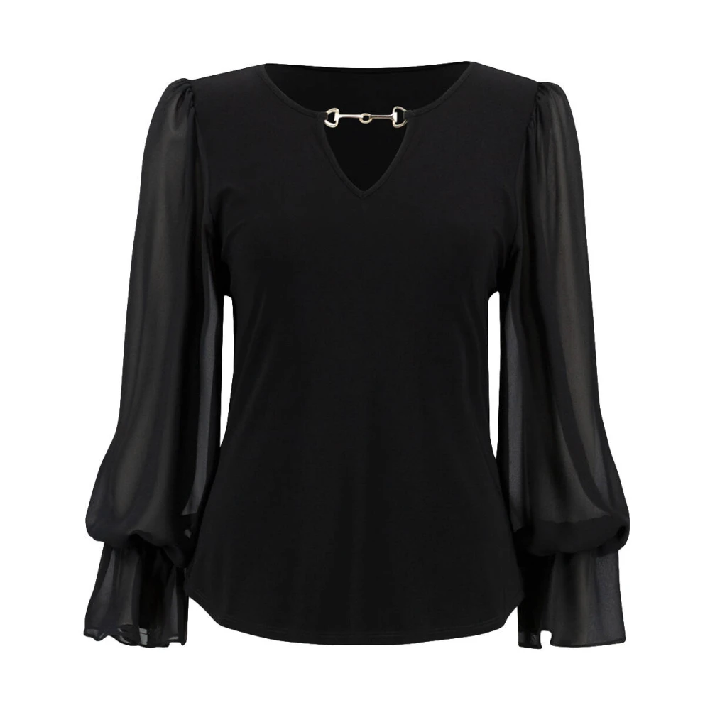 Joseph Ribkoff Stijlvolle Blouses voor Vrouwen Black Dames