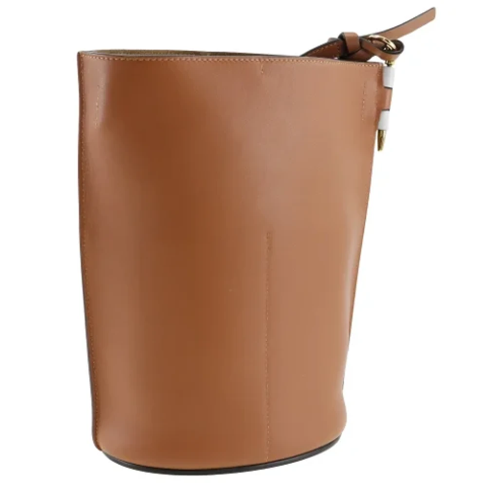 Loewe Pre-owned Leather shoulder-bags White Dames