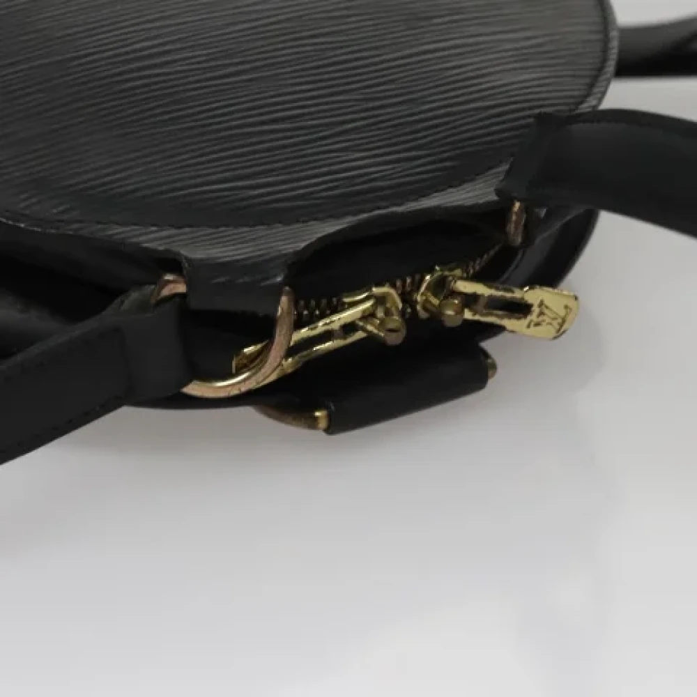 Louis Vuitton Vintage Pre-owned Leather backpacks Black Dames