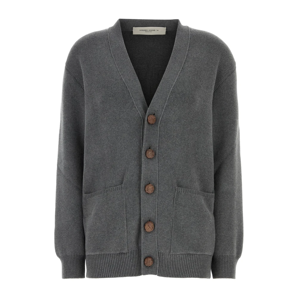 Golden Goose , Damen, Strickwaren, Grau, M