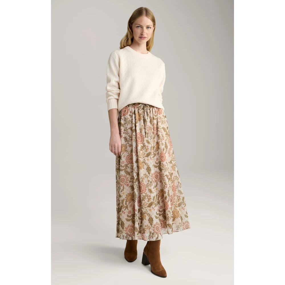 Joop! Gebreide Trui met Decoratief Patroon voor Vrouwen Beige Dames
