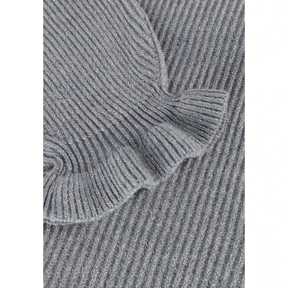 Nukus Blauwe Fancy Pullover Sleeve Trui Blue Dames