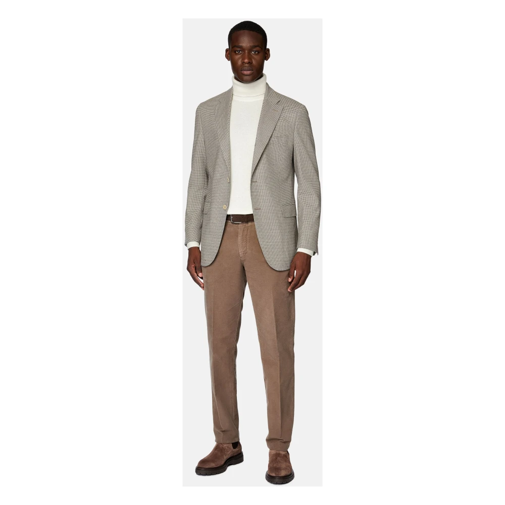 Boggi Milano Stretch Wool Jas Gray Heren