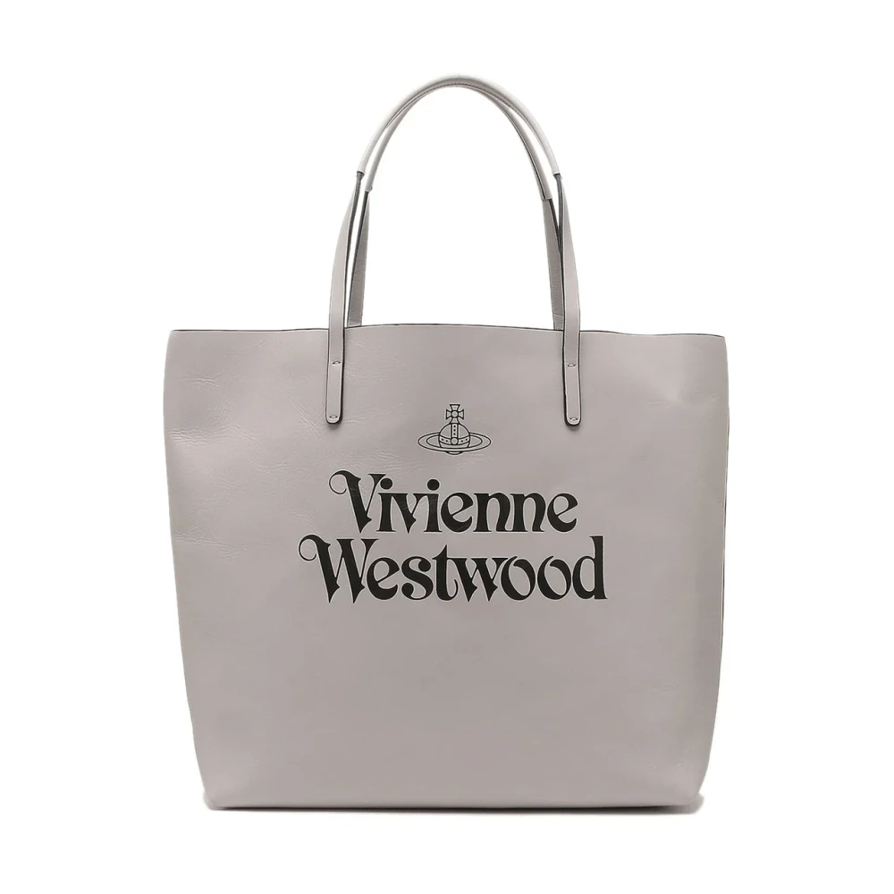 Vivienne Westwood, Tote Bags, female, Gray, Size: ONE SIZE Studio Shopper