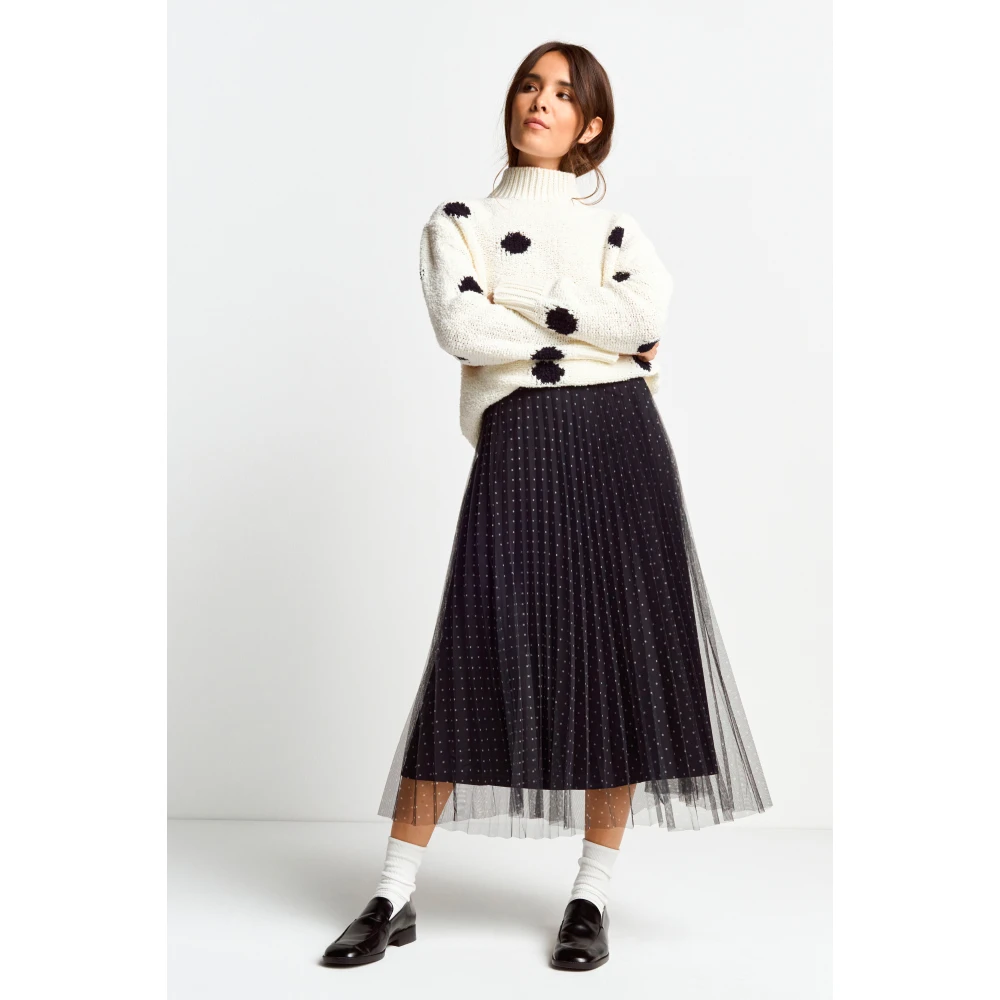 Rich & Royal Bloemen Tule Rok Blue Dames