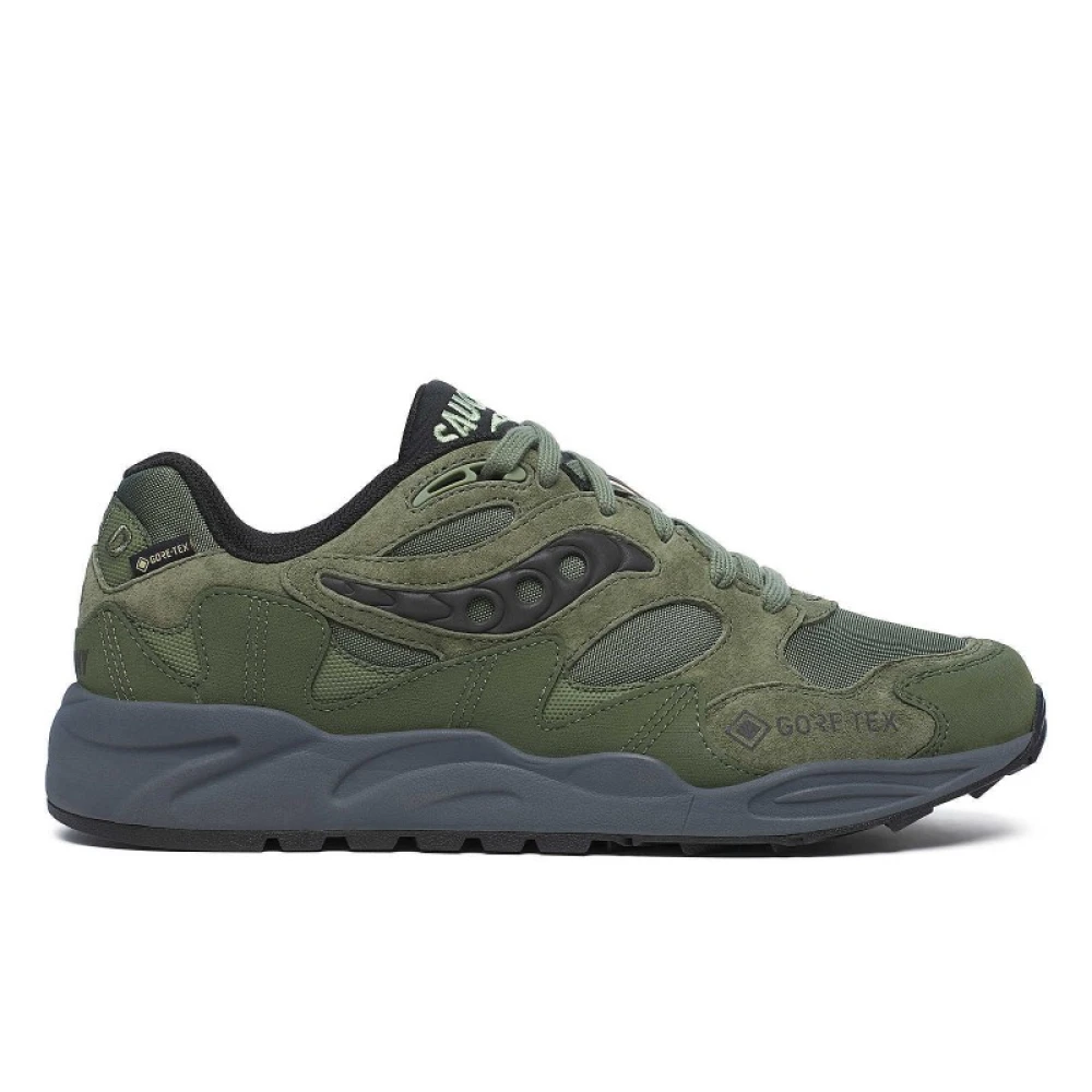 Saucony Shadow 2 GTX Waterproof Hardloopschoenen Heren Schoenen Groen