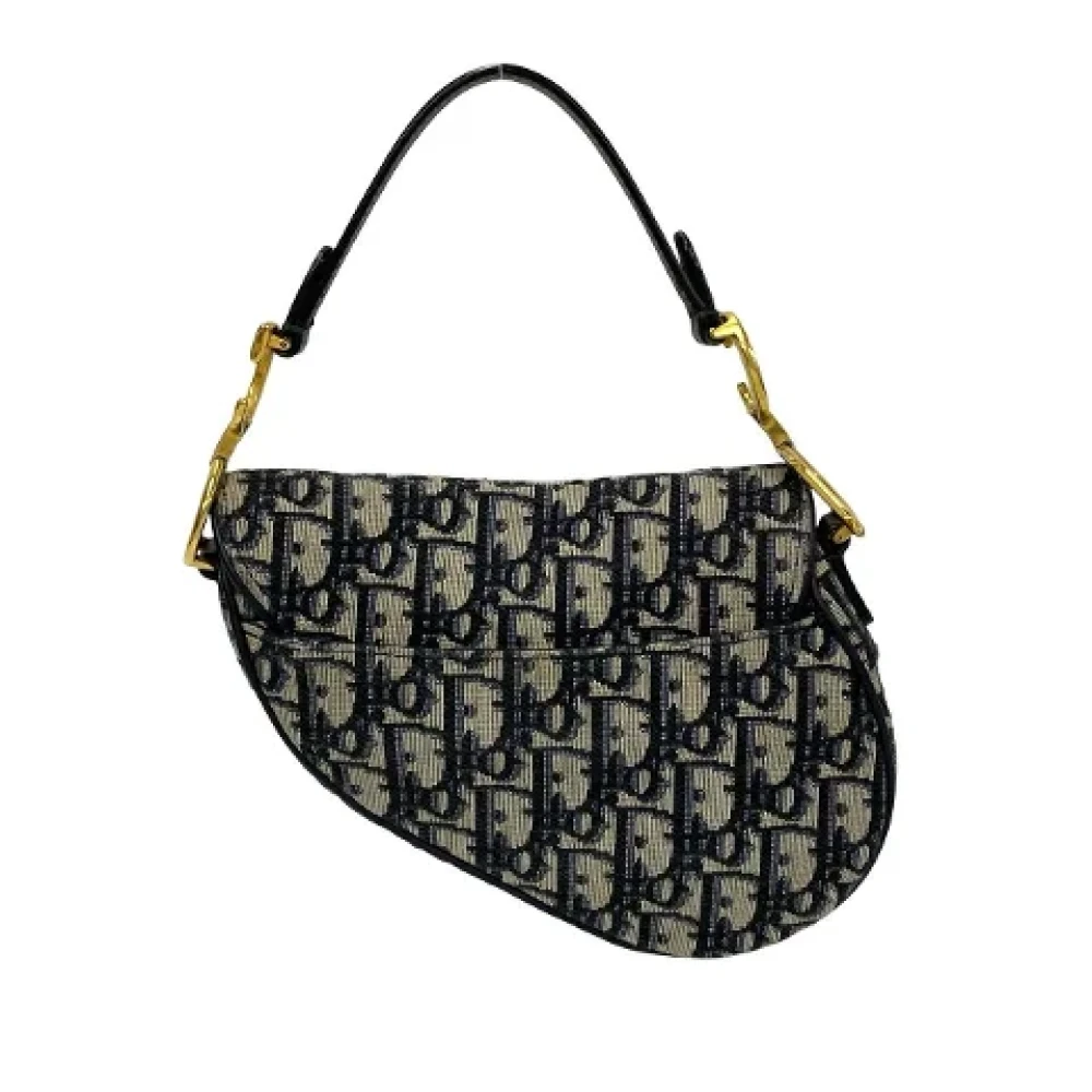Dior Vintage Pre-owned Leather dior-bags Black Dames