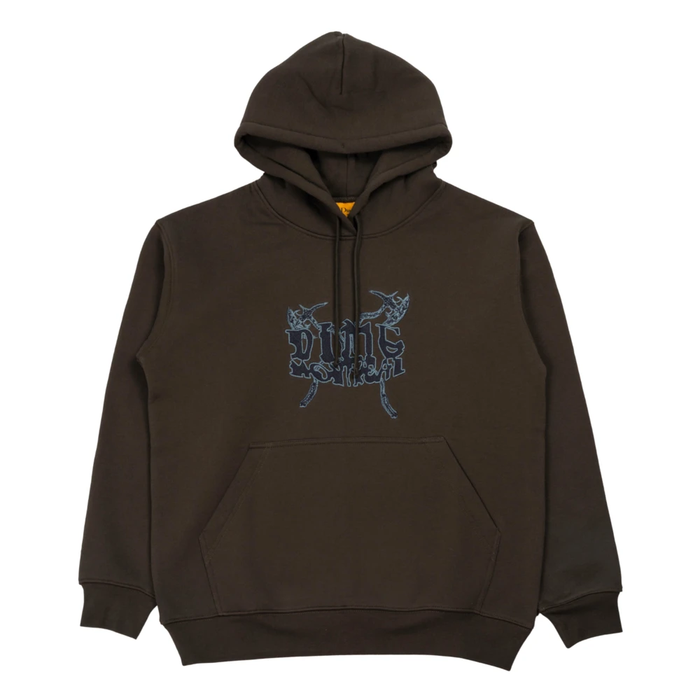 Dime Mtl Zwarte Hoodie met Bijl Ontwerp Black Heren