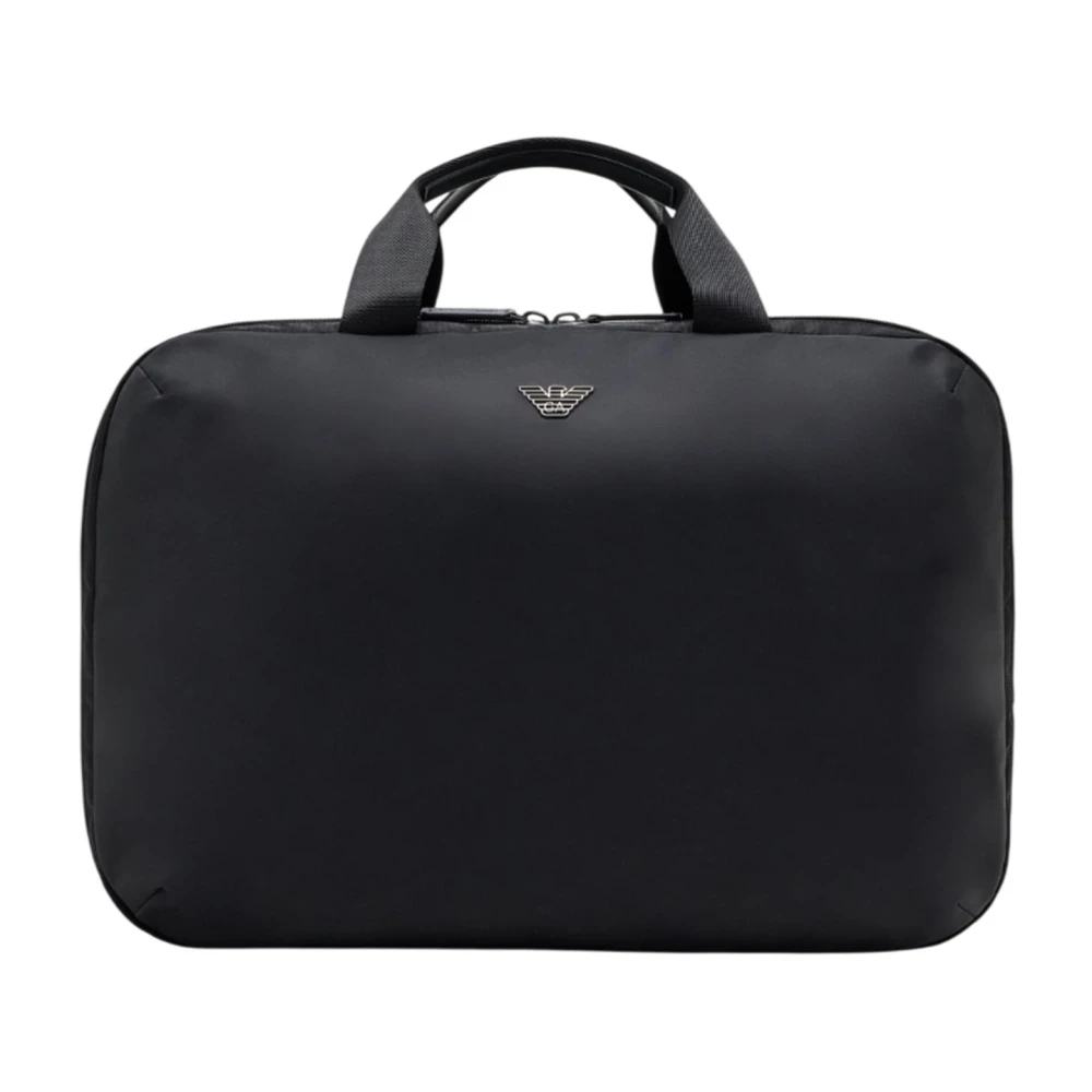 Emporio Armani Uomo Nero Borse, Taglia Unica, New,