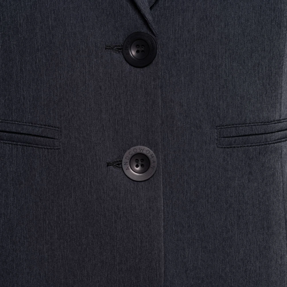 &Co Woman Blazer Heren Bruin Blue Dames