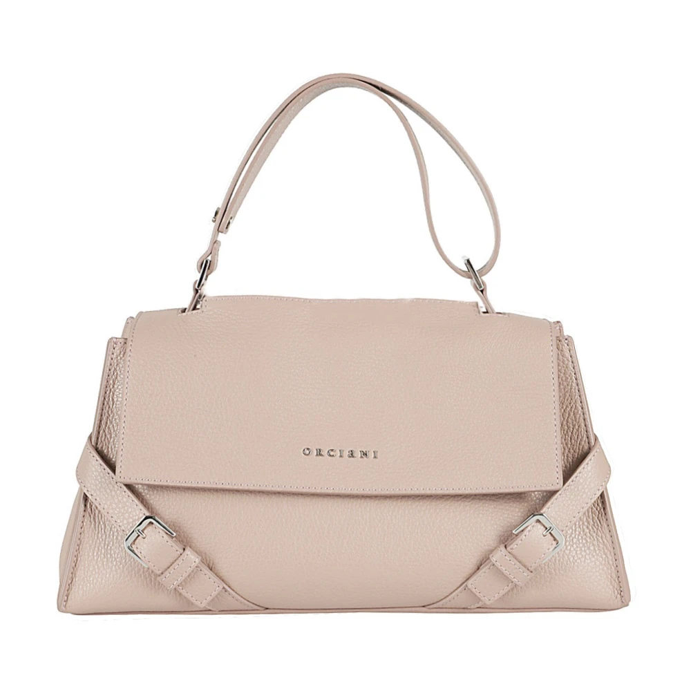 Orciani Leren Tas Pink Dames