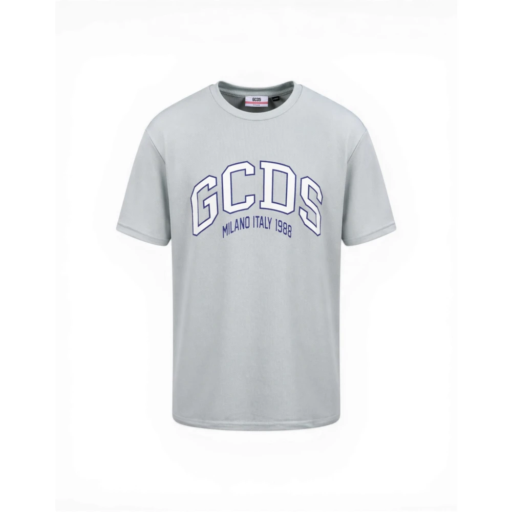 Gcds Gray T-Shirts, Male, Xl, T-Shirts And Polos